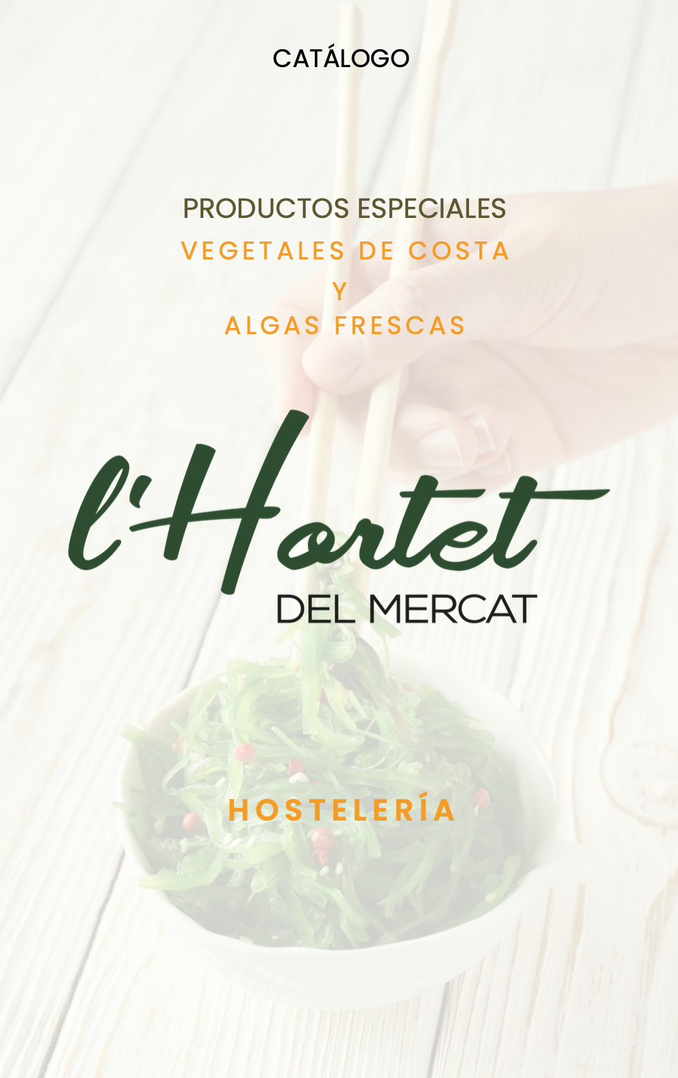 Vegetales de Costa y Algas Frescas